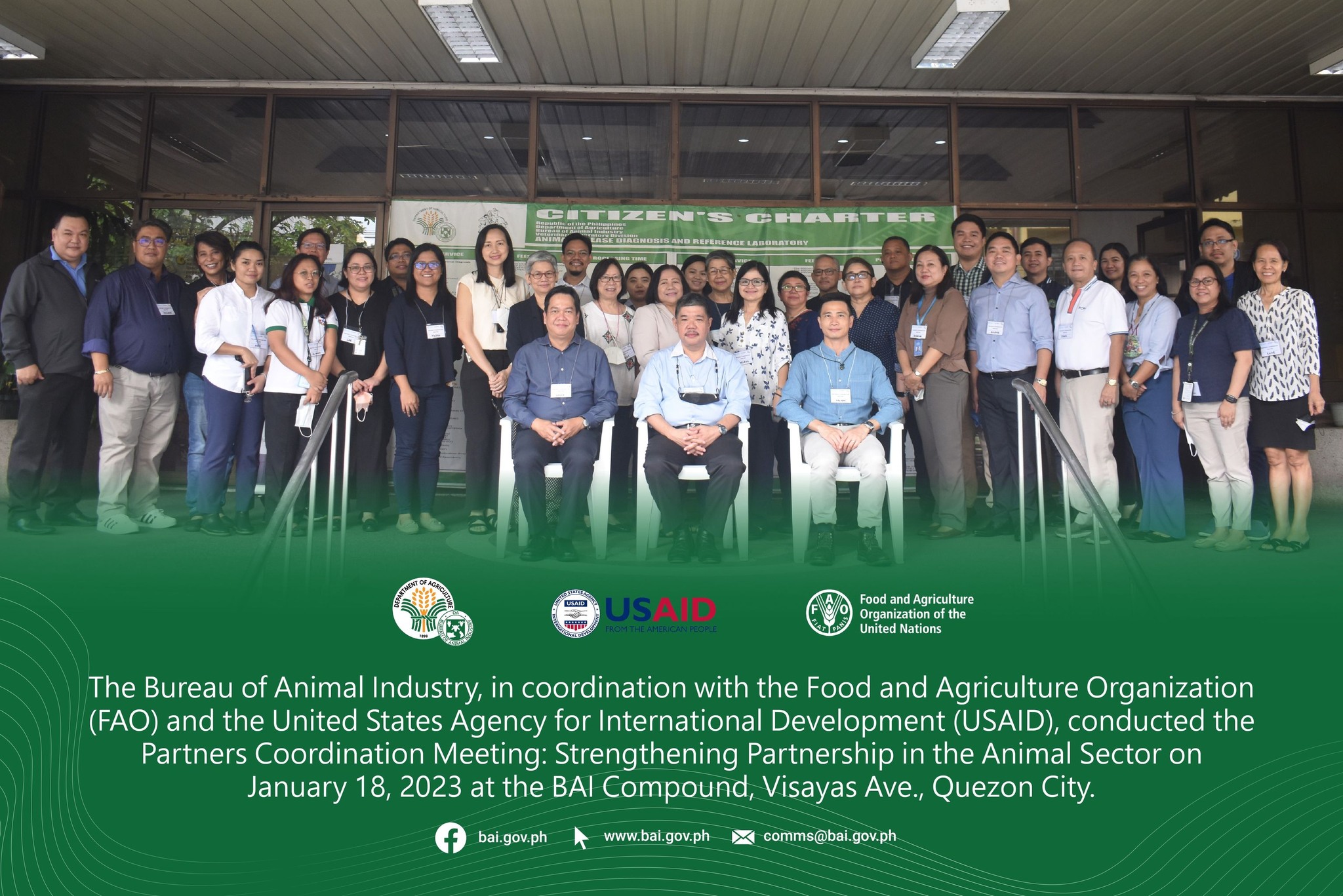 BAI partners with FAO and USAID to strengthen Philippines' animal health  services
